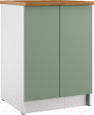 Шкаф-стол кухонный Eligard Urban ШСК2с 60 (самшит/дуб бунратти)