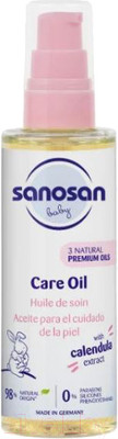 Косметическое масло детское Sanosan С обогащенной формулой / 40891570 (100мл)