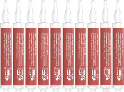 Сыворотка для волос Tefia Протеиновая для интенсивного восстановления волос (10x10мл)