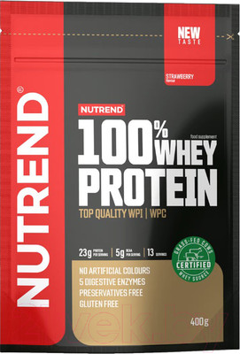 Протеин Nutrend 100% Whey Protein (400г, банан/клубника)