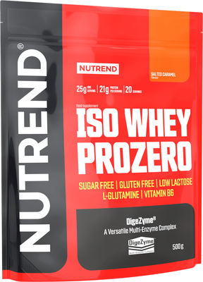 Протеин Nutrend Iso Whey Prozero (500г, соленая карамель)
