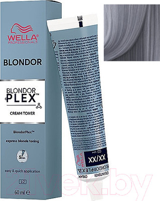 Крем-краска для волос Wella Professionals Blondor Plex Cream Toner тон 86 (60мл)