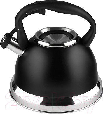 Чайник со свистком Mallony Classico Stile / 985622 (черный матовый)