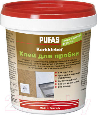 Клей Pufas Для пробки (1кг)