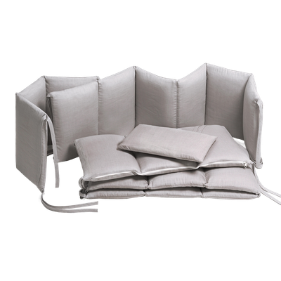 Бортик в кроватку Perina Soft Cotton / СК1/4-05.16 (серый)