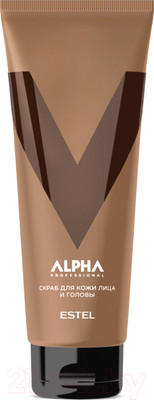 Скраб для лица Estel Alpha Pro для лица и головы (250мл)