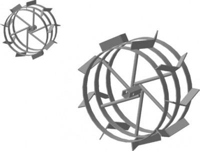 Комплект грунтозацепов Forza S24 380/180мм (3 обвода)