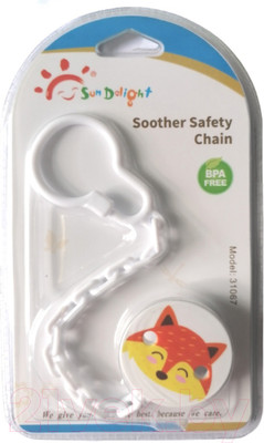Держатель для пустышки Sun Delight Лиса / 31067