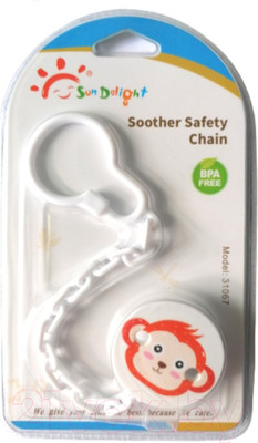 Держатель для пустышки Sun Delight Обезьяна / 31067