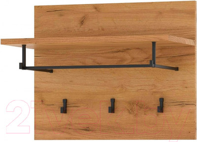 Вешалка для одежды Памир Гретта 500 (крафт золотой/белый)