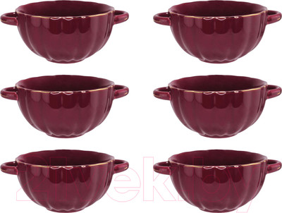 Набор чаш бульонных Lenardi Multicolor 133-380 (6шт)