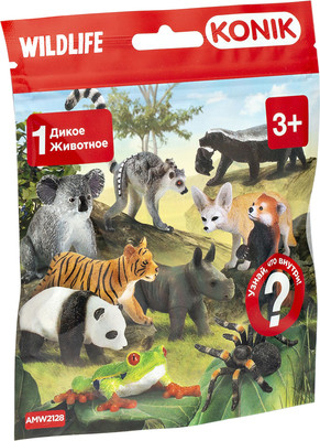Игрушка-сюрприз Konik Дикие животные / AMW2128