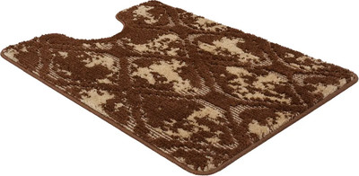 Коврик для туалета Shahintex Vintage SH V002 60x80 (шоколадный)