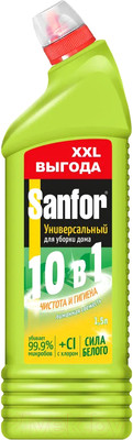 Универсальное чистящее средство Sanfor Универсал Лимонная свежесть (1.5л)