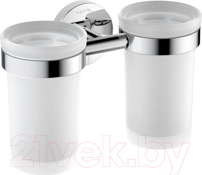 Набор стаканов для зубной щетки и пасты Aquatek Европа AQ4117CR