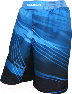 Шорты для единоборств BoyBo Challenger детские для ММА (3XL, blue)