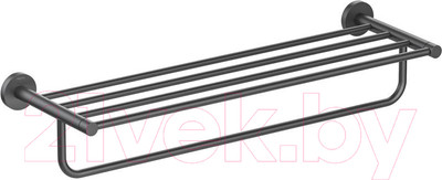 Полка для полотенца Aquatek Европа AQ4115MB (черный матовый)