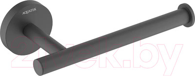 Держатель для туалетной бумаги Aquatek Оберон AQ4208MB (черный матовый)