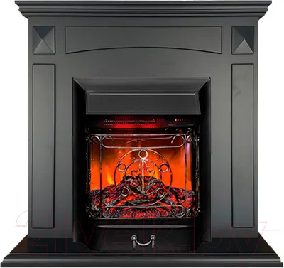 Каминокомплект Смолком Viking STD-ASP Majestic-S LUX BL LT (серый графит)