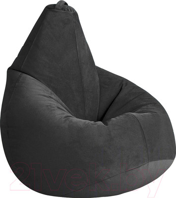 Бескаркасное кресло Kreslomeshki Груша L / GV-110x80-CH (черный)