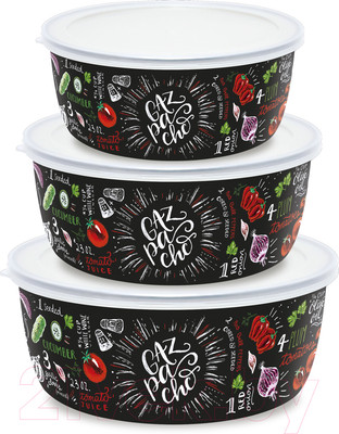 Набор мисок Appetite Gazpacho 1DM47PL (3шт)