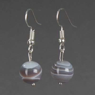 Серьги Wolves Элитный Агат 40800 №2 (бразильский)