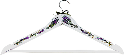 Набор деревянных вешалок-плечиков Брестская Фабрика Сувениров С полевыми цветами для свадебного платья невесты / HR16 (2шт)