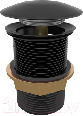 Донный клапан Teymi T140107 (черный)