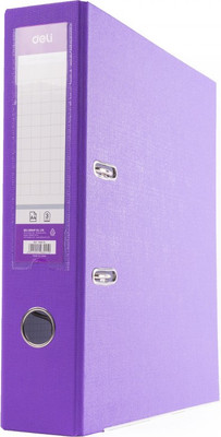 Папка-регистратор Deli F818-PL (фиолетовый)
