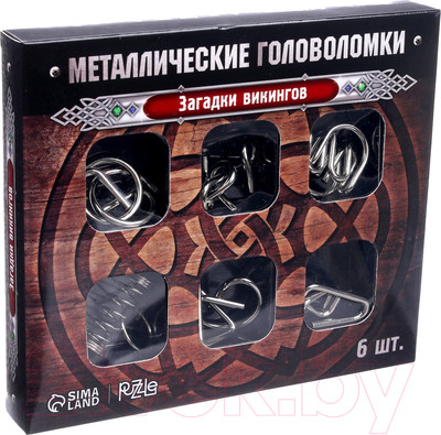 Набор головоломок Puzzle Загадки Викингов / 2528232 (6шт)