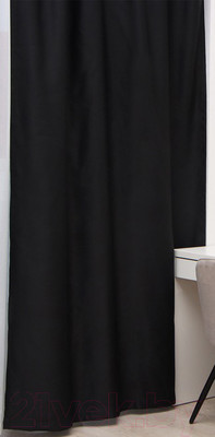 Штора Этель 10339924 (270x300, черный, блэкаут)