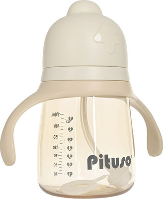 Бутылочка для кормления Pituso YGB006 (210мл, бежевый)