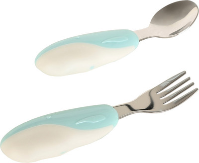 Набор посуды для кормления Pituso Ложка + вилка в футляре / YHY019 (голубой)