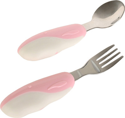 Набор посуды для кормления Pituso Ложка + вилка в футляре / YHY019 (розовый)