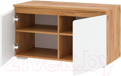 Тумба Памир Гретта 900 (крафт золотой/белый)