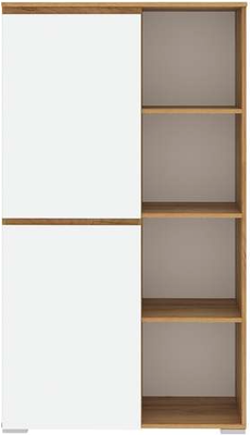 Шкаф Памир Гретта 2С (крафт золотой/белый)