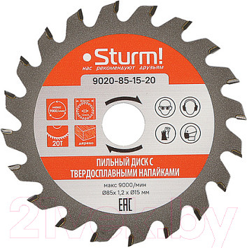 Пильный диск Sturm! 9020-85-15-20