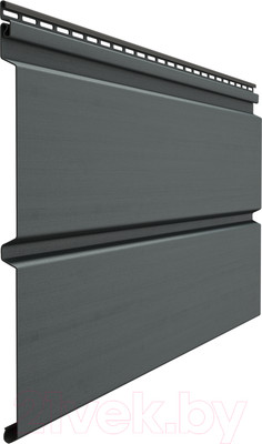 Сайдинг Docke Premium Брус D6S / PSBR-1086 (графит)