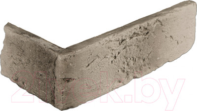 Декоративный камень гипсовый Petra Нью-Йорк угловой элемент А27.10.У (белый/светло-серый)