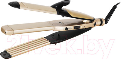 Выпрямитель для волос StarWind SHC 7075 (черный/шампань)