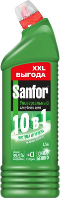 Универсальное чистящее средство Sanfor Universal Зеленое яблоко (1.5л)