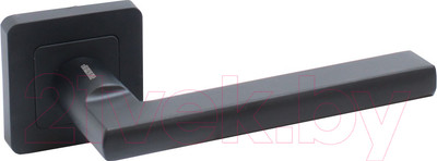 Ручка дверная Аллюр Арт Венсан 26150 BL/BL (матовый черный)