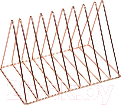 Лоток для бумаг deVente Gold Rose / 4100200 (розовое золото)