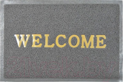 Коврик грязезащитный ComeForte Welcome 60x90 (серый)