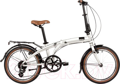 Велосипед Novatrack Town 20AFV.TOWN.CP4 (серебристый)