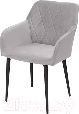 Стул M-City Brandy-X / 461MC05468 (светло-серый BM-4 велюр/черный)