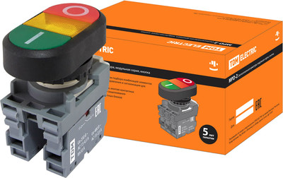 Кнопка для пульта TDM Двойная MPD2-11Y / SQ0747-0048 (зеленый/красный)