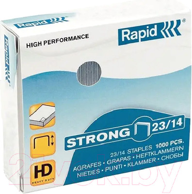 Скобы канцелярские Rapid Strong 23/14 1M / 24870100