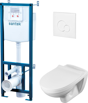 Унитаз подвесной с инсталляцией Santek Пэк Бореаль 1WH302464