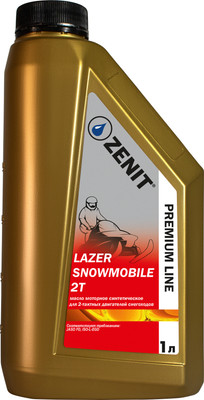 Моторное масло Zenit Premium Line Lazer Snowmobile 2T / 21080211 (1л)
